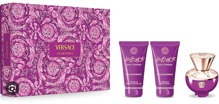 Versace Dylan Purple 4pcs Gift set For woman