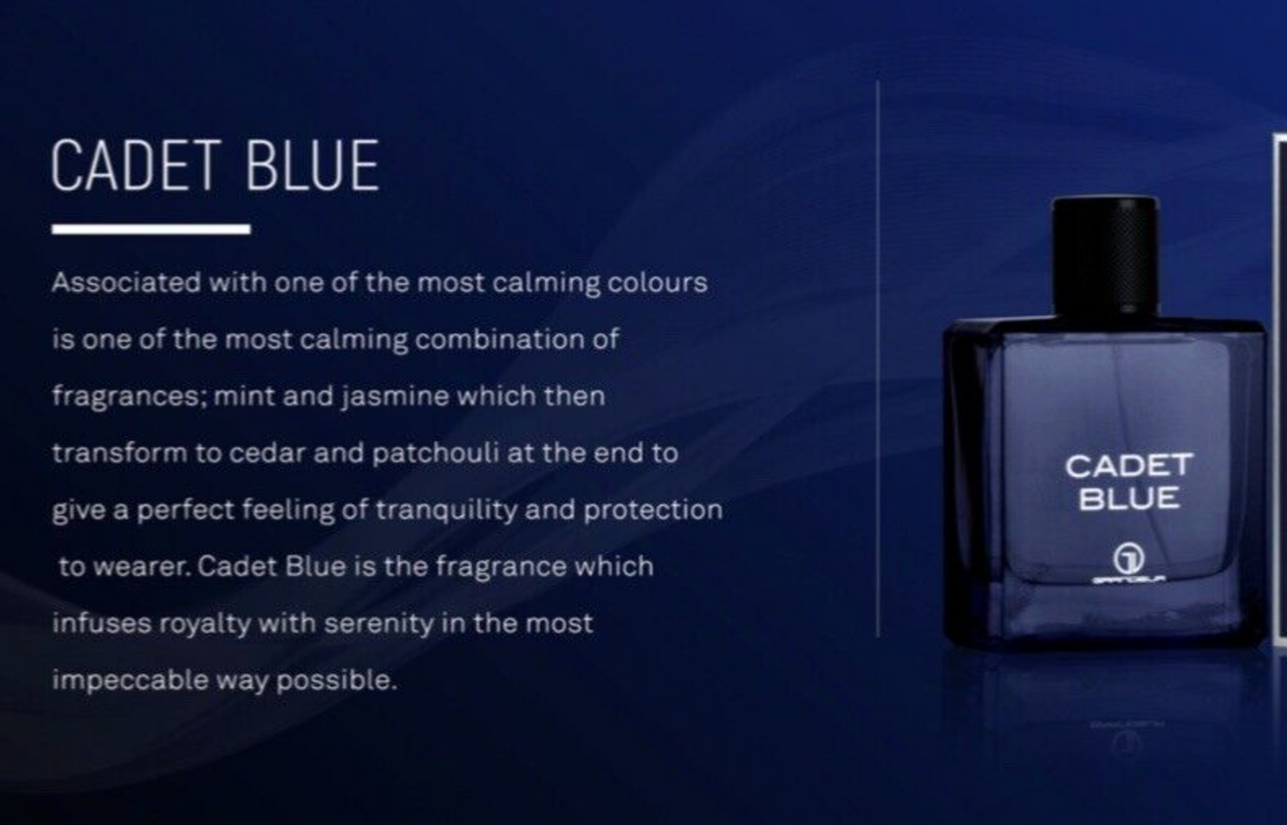 Cadet Blue Eau the Perfum for men