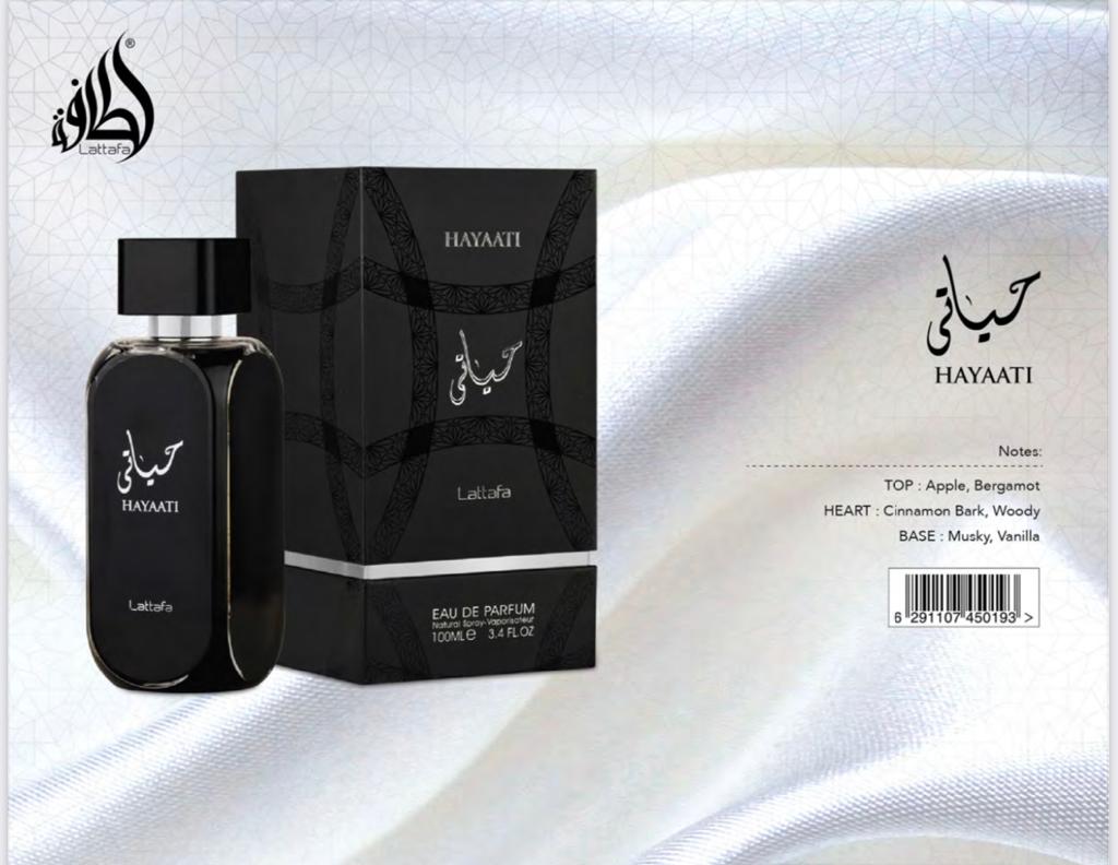 HAYAATI Eau De Perfum Unisex For Woman & Men 3.4oz
