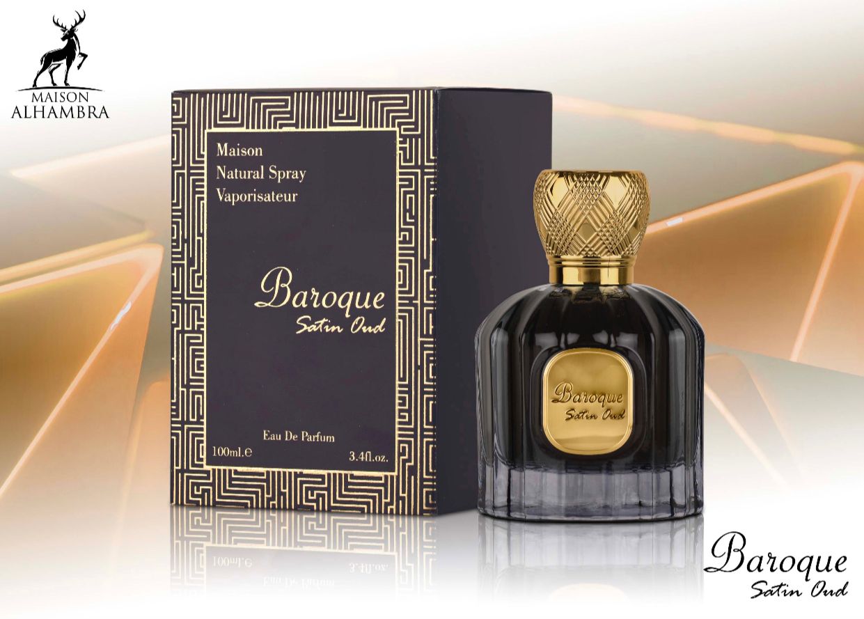 Baroque Satin Oud, Unisex For Woman And Men, 3.4oz