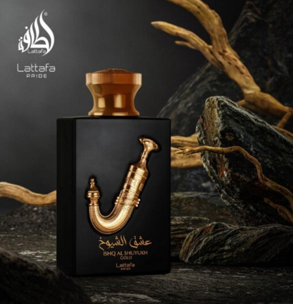 Ishq Al Shuyukh Gold Lattafa pride For men
