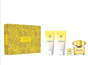 Versace Yellow Diamond 4pcs gift set EDT for woman
