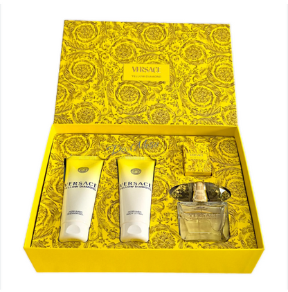 Versace Yellow Diamond 4pcs gift set EDT for woman