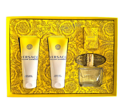 Versace Yellow Diamond 4pcs gift set EDT for woman